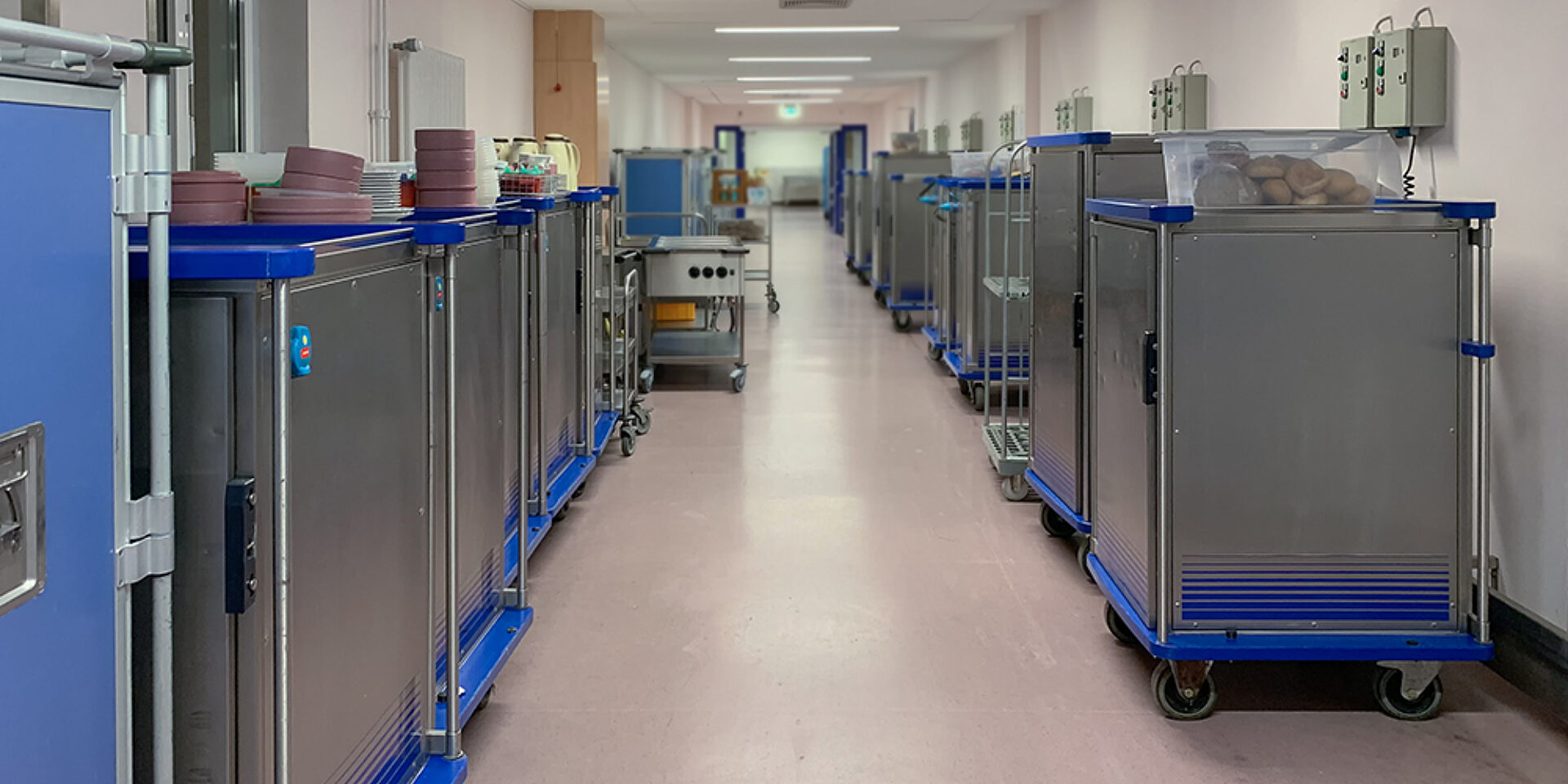 Food Trolleys In Hallway web