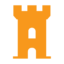 Fortress Icon Orange