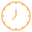 Lead Time Icon Orange