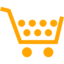 Orange Cart Icon