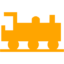 Train Orange Icon