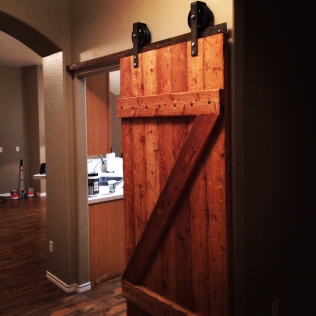 Sliding Barn Door with Casters