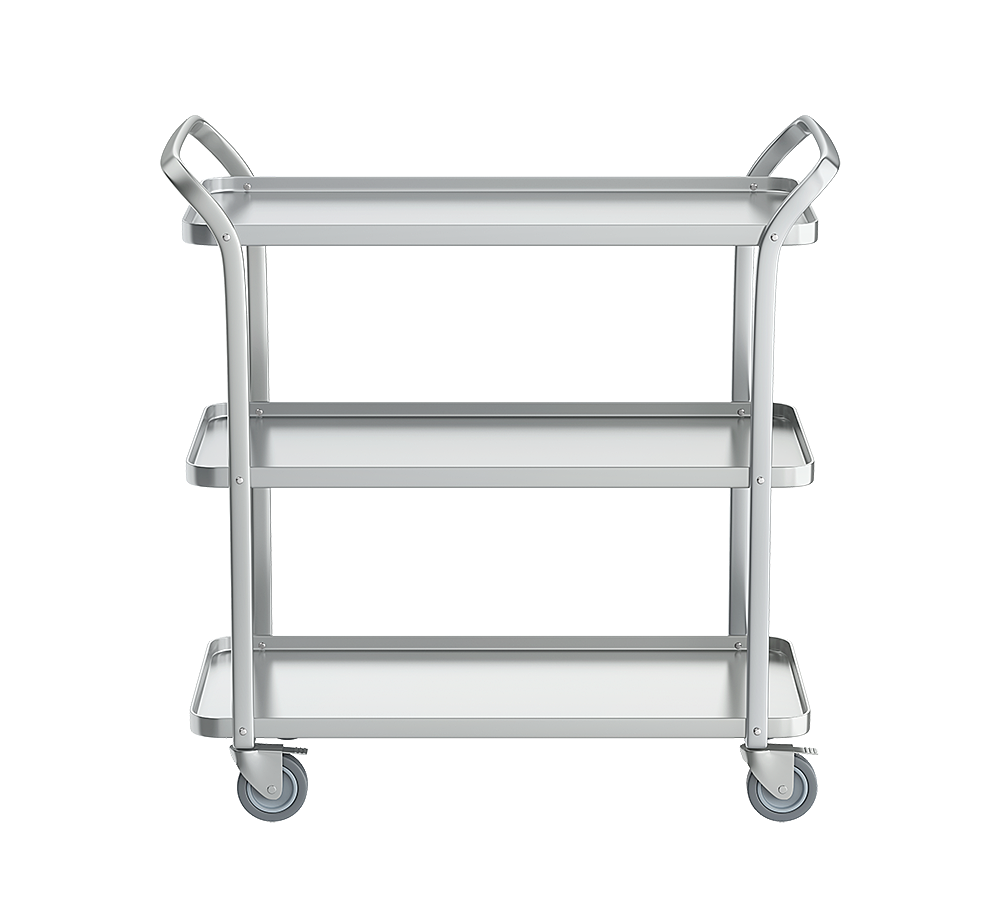 Silver Serving Cart web