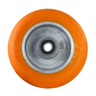 Polyurethane on Aluminum Caster Wheel