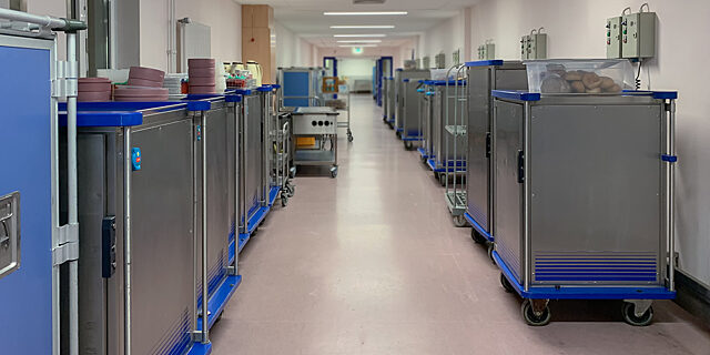 Food Trolleys In Hallway web