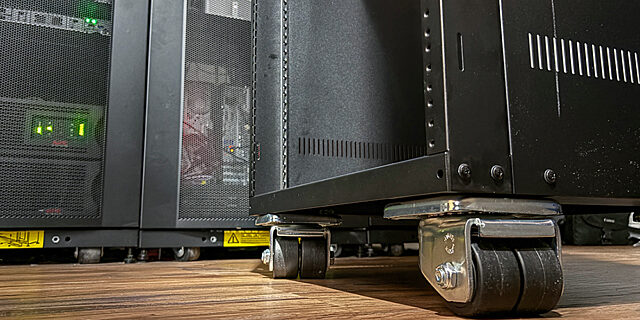 Server rack data center web