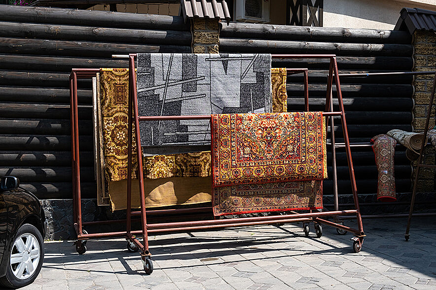 Upholstery Roll Trolley web