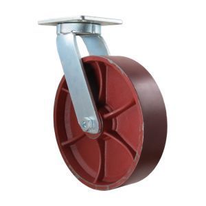 12" Ductile Steel Kingpinless Swivel Caster