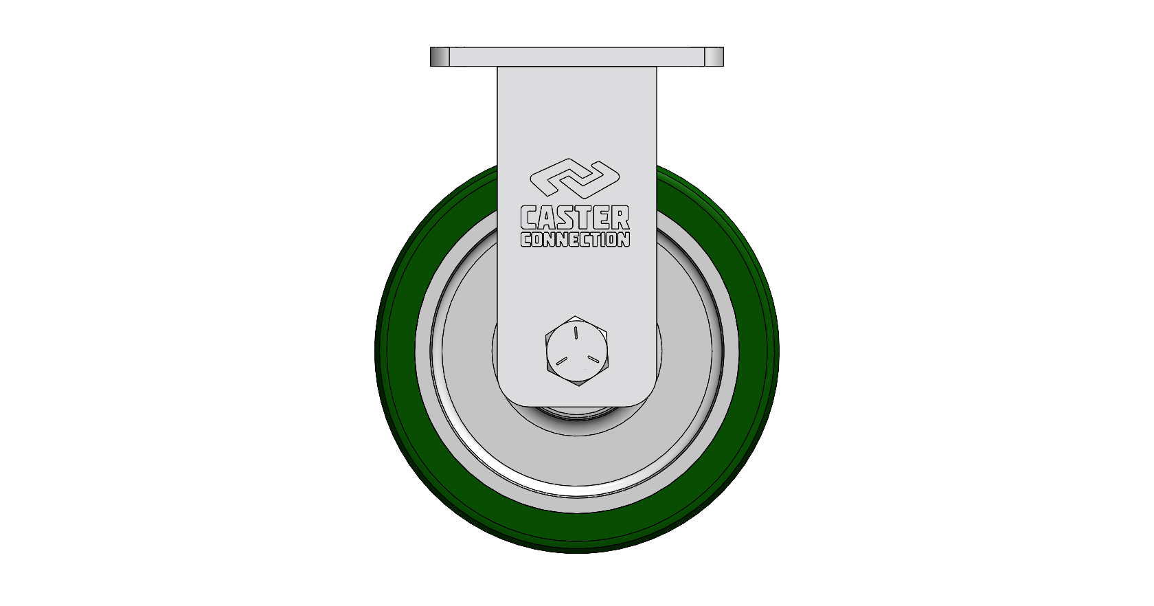 10" CC Dynamo 70D Heavy Duty Rigid Caster