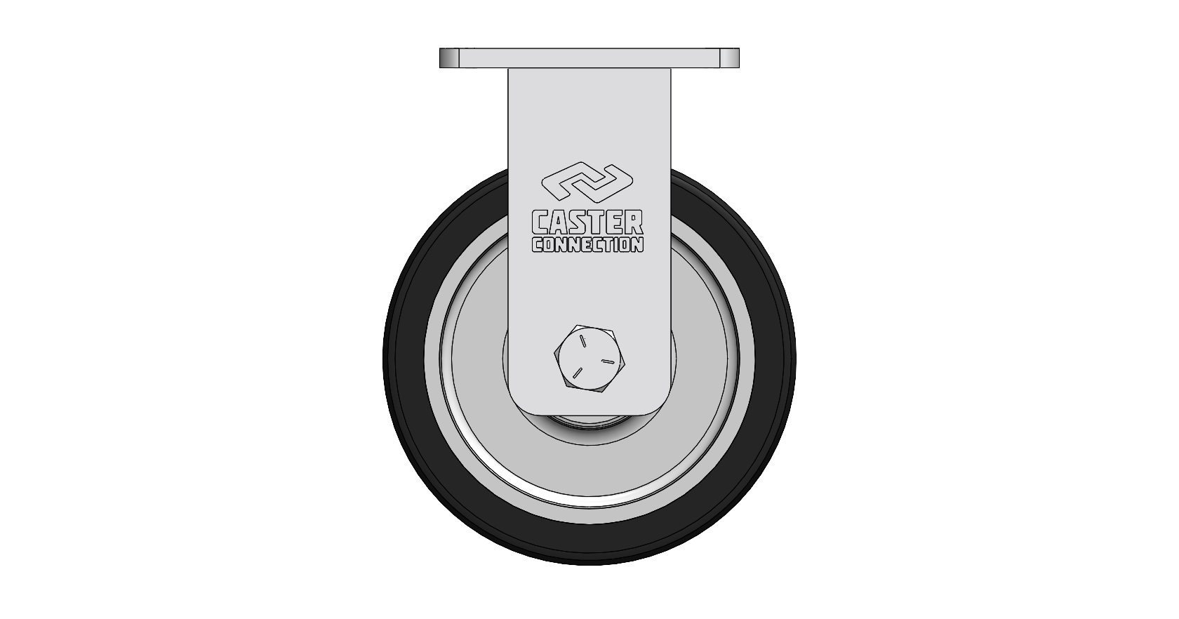 10" CC Dynamo 95A Heavy Duty Rigid Caster