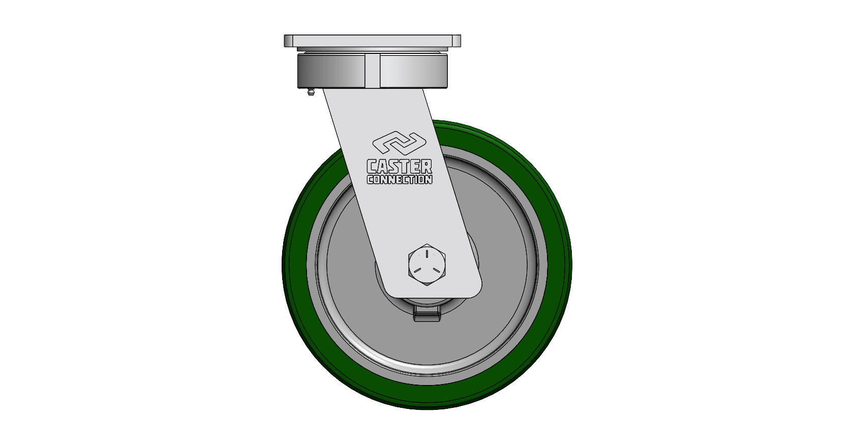 12" CC Dynamo 70D Heavy Duty Kingpinless Swivel Caster