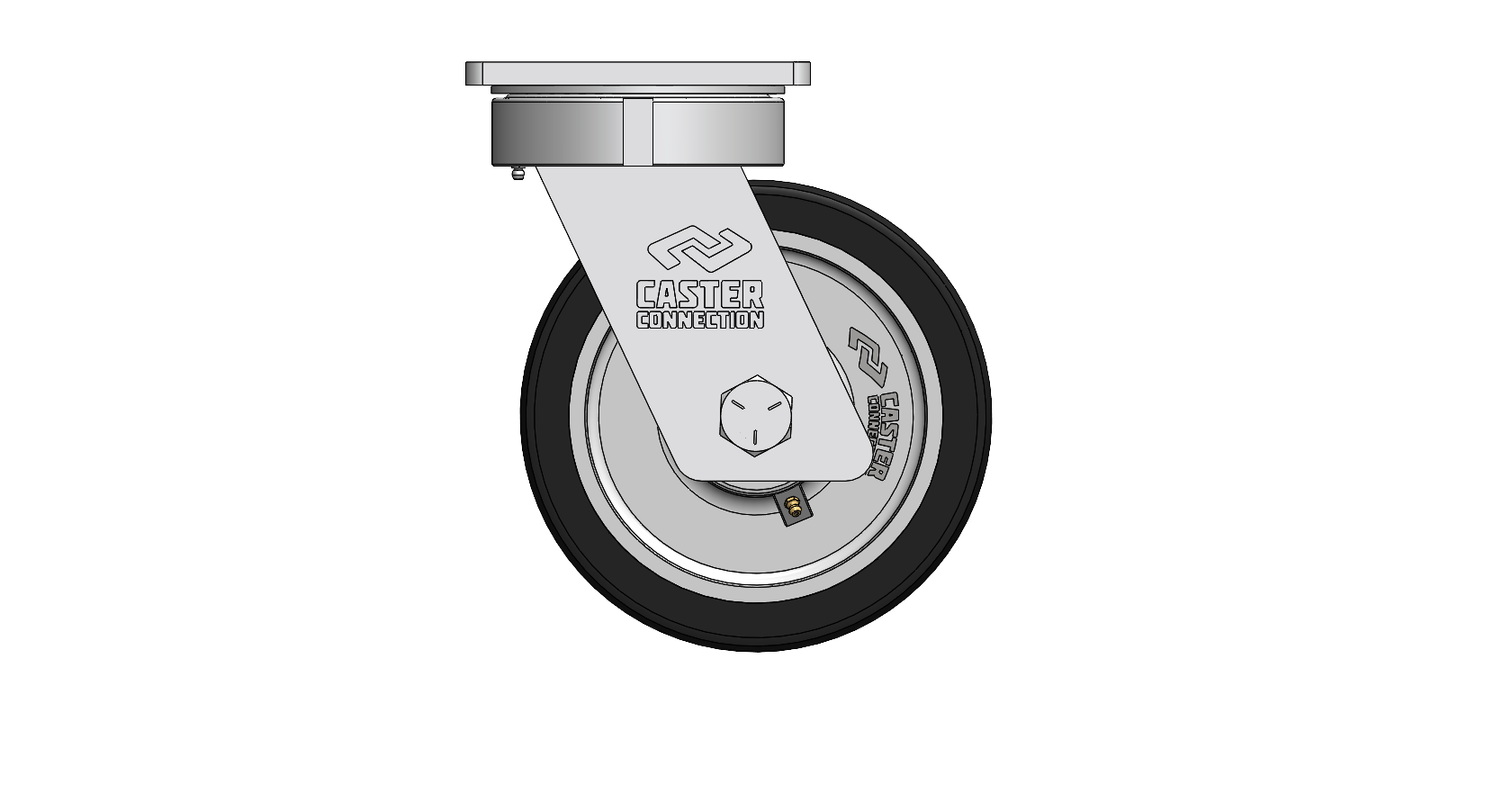 10" CC Dynamo 95A Heavy Duty Kingpinless Swivel Caster