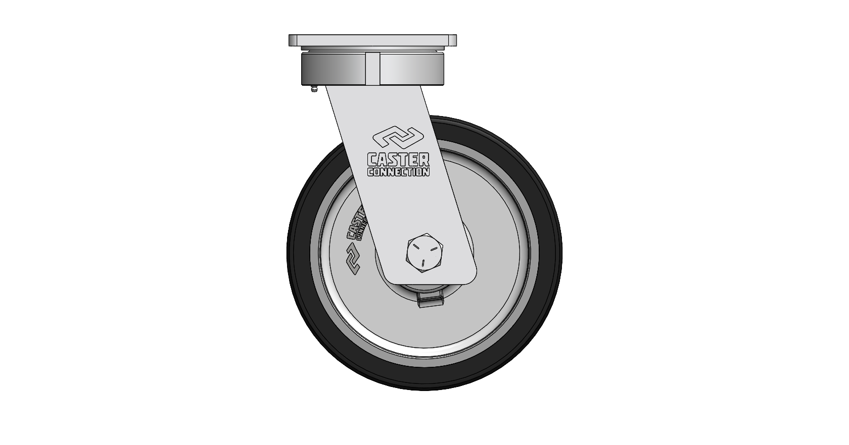 12" CC Dynamo 95A Heavy Duty Kingpinless Swivel Caster