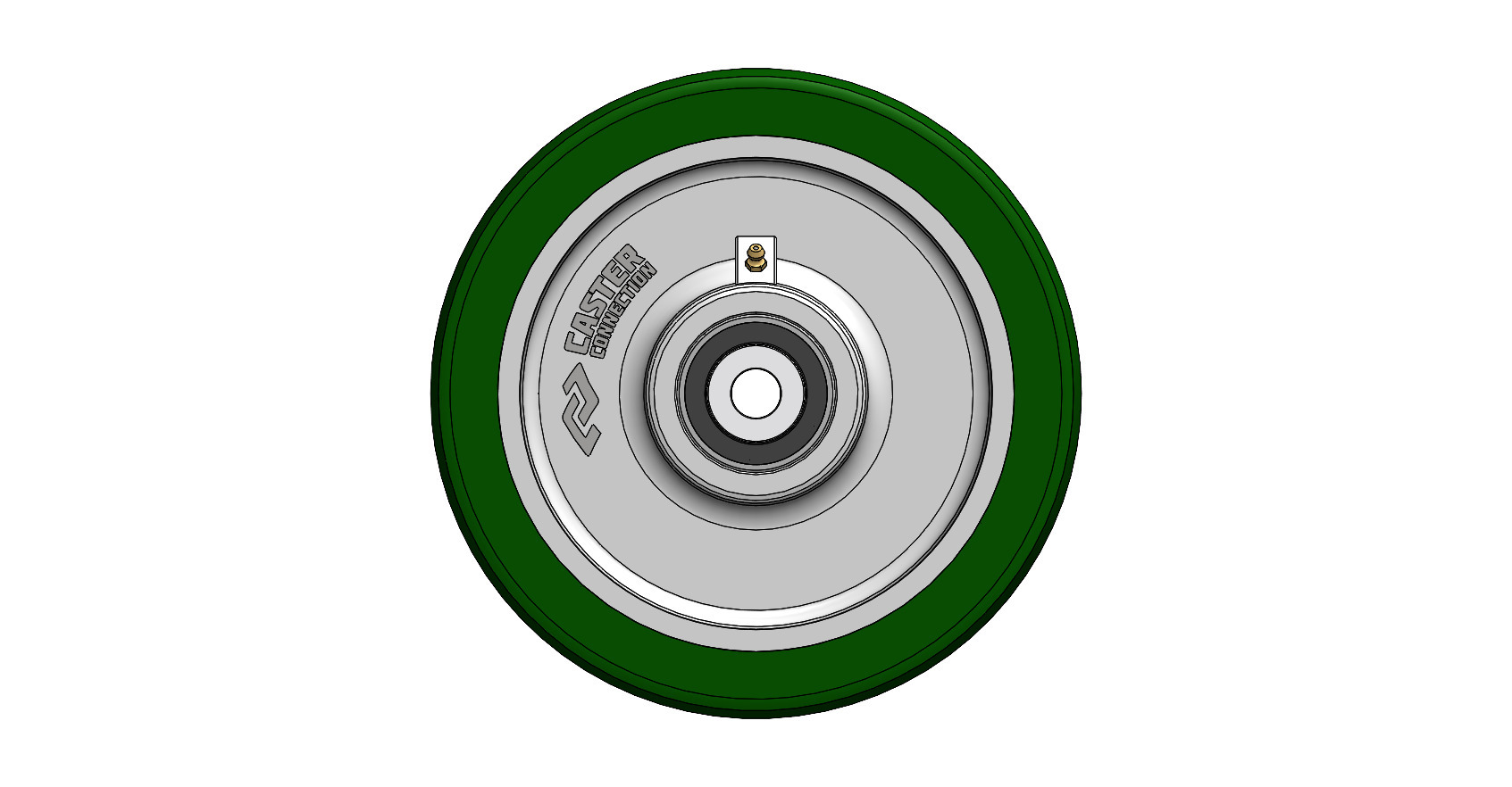 10" CC Dynamo (70D) Heavy Duty Wheel with Top Hats