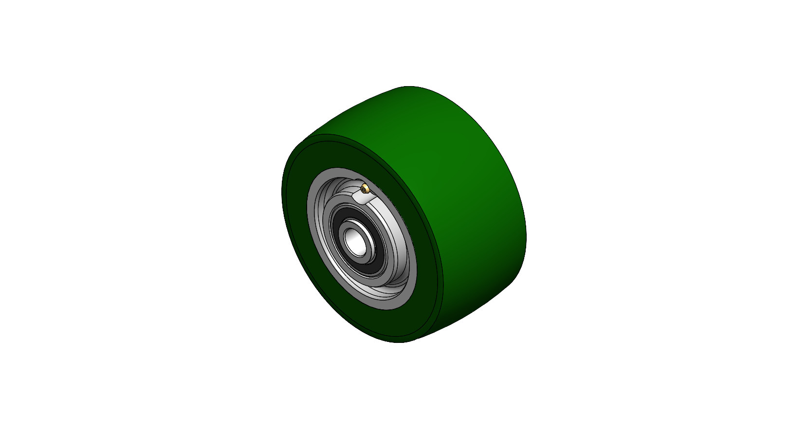 6" CC Dynamo (70D) Heavy Duty Wheel with Top Hats