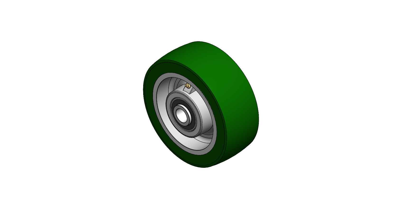 8" CC Dynamo (70D) Heavy Duty Wheel with Top Hats