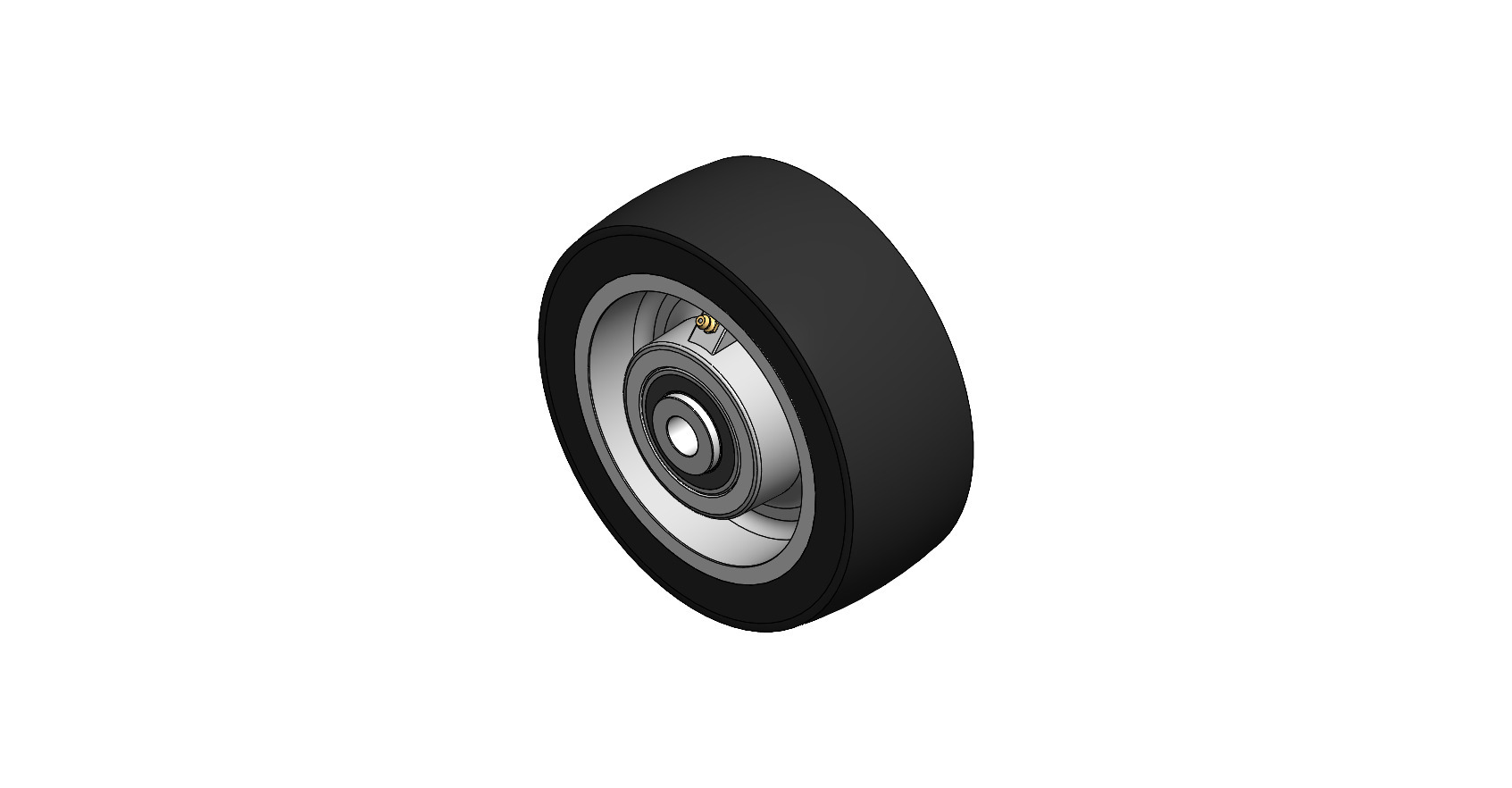 8" CC Dynamo (95A) Heavy Duty Wheel with Top Hats