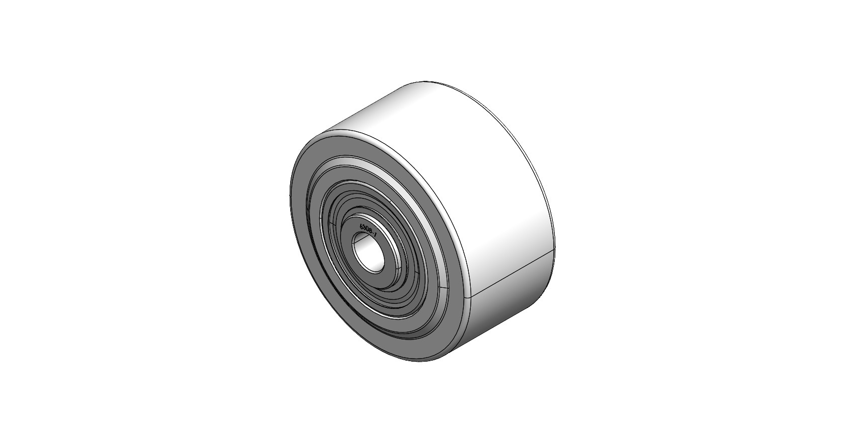6" CC Juggernaut Heavy Duty Wheel with Top Hats