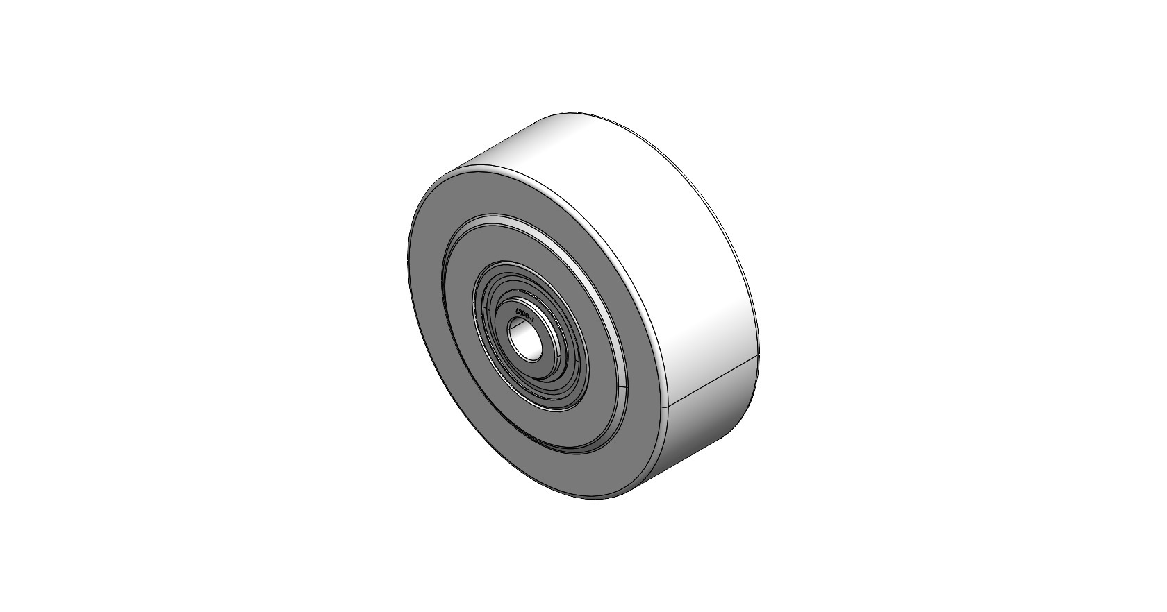8" CC Juggernaut Heavy Duty Wheel with Top Hats