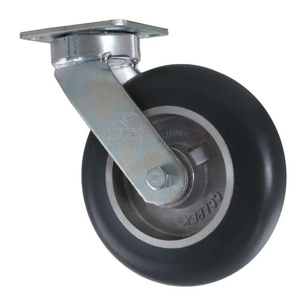 8" CC Apex Kingpinless Swivel Caster with Extended Swivel Lead