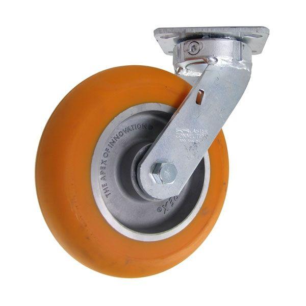 8" CC Apex Kingpinless Swivel Caster with Extended Swivel Lead