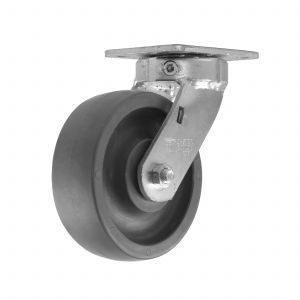 6" CC Nylex Kingpinless Swivel Caster w/ Extended Swivel Lead
