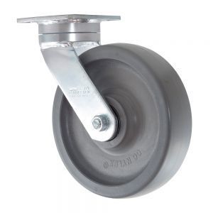 8" CC Peak Maintenance-Free Swivel CC Nylex Caster w/ Extended Swivel Lead