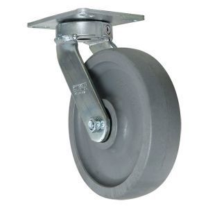 8" CC Nylex Kingpinless Swivel Caster with Extended Swivel Lead