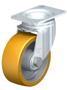 4" X 1-9/16"  polyurethane-elastomer Swivel Caster