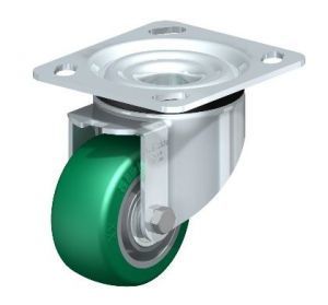 3-1/8" X 1-9/16"  polyurethane-elastomer Swivel Caster