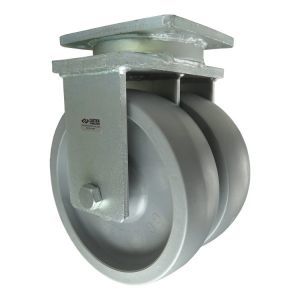 10" CC Nylex Dual-Wheel Rigid Caster