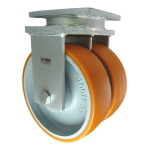 10" CC Stout HD Dual-Wheel Rigid Caster